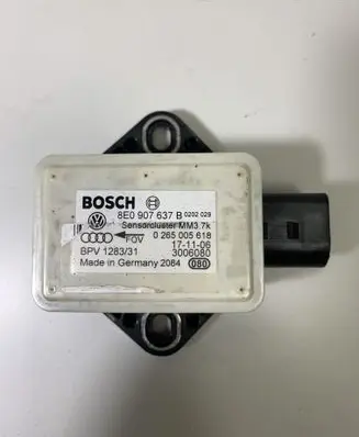 Audi A4 S4 B7 8E 8H ESP acceleration yaw rate sensor 8E0907637B 0265005618
