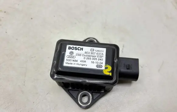 Audi A6 S6 C5 4B ESP acceleration yaw rate sensor 8E0907637A
