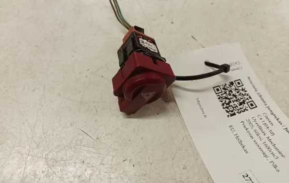 Citroen C4 I Hazard light switch 96480877KP