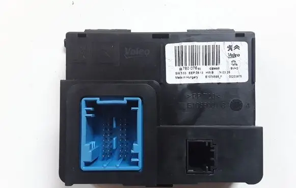 Peugeot 308 Air conditioning/heating control unit 9878007680