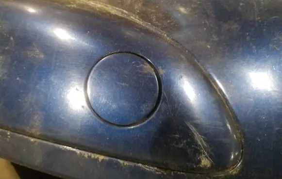 Peugeot 307 Front tow hook cap/cover MELYNAS