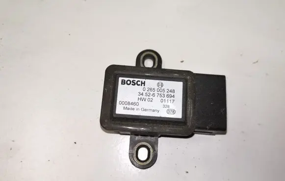 BMW X5 E53 ESP acceleration yaw rate sensor 0265005248 34526753694 6753694