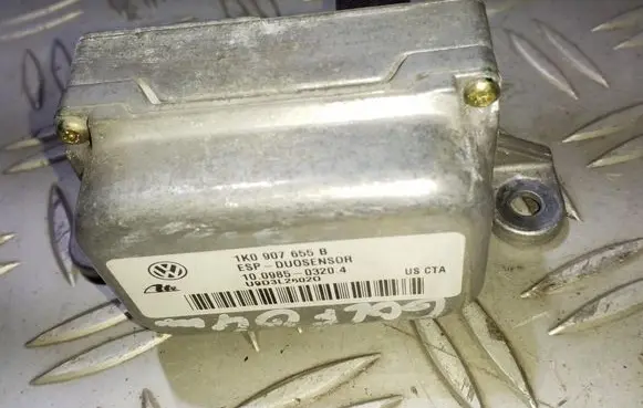 Volkswagen Golf V ESP acceleration yaw rate sensor 1K0907655B 10098503204