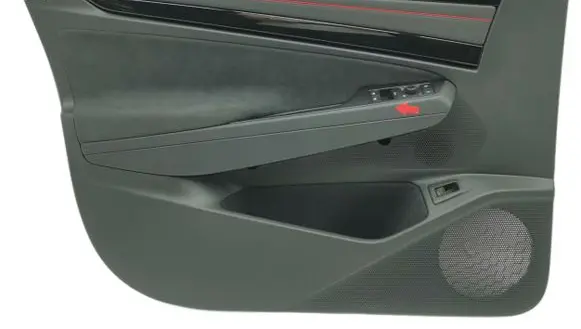 Front door card panel trim