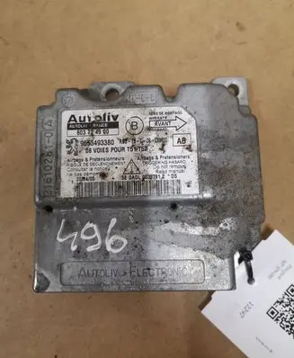 Peugeot 307 Airbag control unit/module 603724900 9653493380 216102810