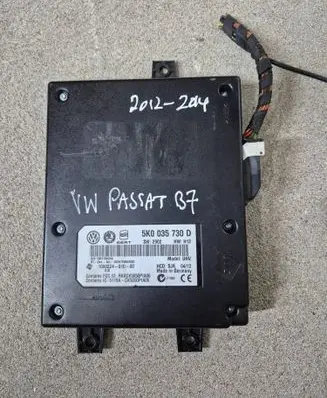 Volkswagen PASSAT B7 Bluetooth control unit module 5K0035730D