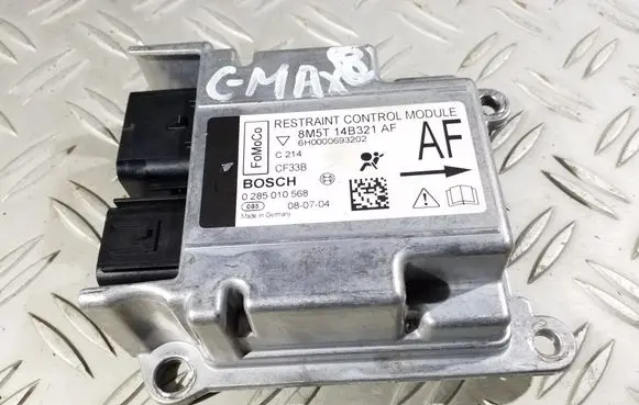 Ford C-MAX I Airbag control unit/module 8M5T14B321AF 0285010568