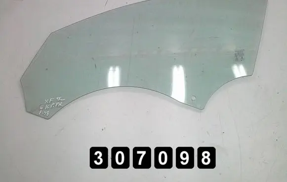 Jaguar XF Front door window glass four-door 43R-011605
