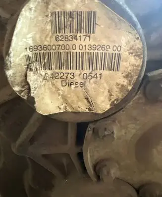 Mercedes-Benz B W245 Manual 5 speed gearbox A422730541 62834171