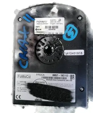 Ford C-MAX II Bluetooth control unit module 0660081953 8M5T19C112BR A12401915