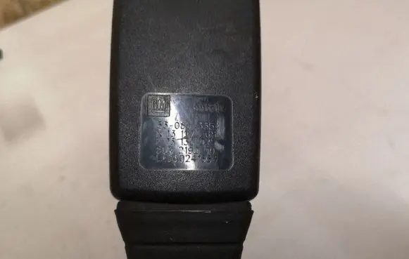 Opel Zafira B Front seatbelt buckle 330803354 13127268 602219200