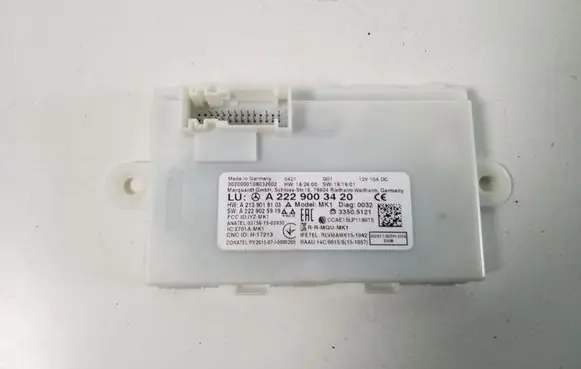 Mercedes-Benz EQC Other control units/modules A2229003420