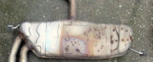Volkswagen Golf VI Muffler ending 