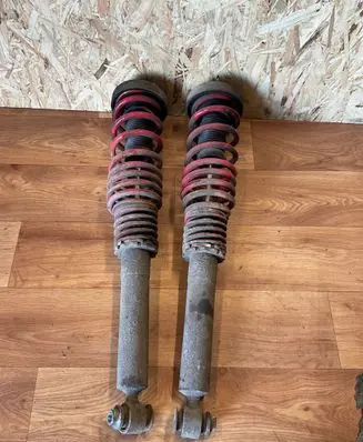 BMW 5 E60 E61 Rear shock absorber with coil spring 6753810