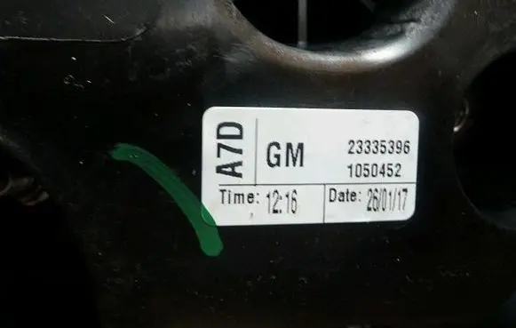 Opel Astra L Pedal assembly 23335396