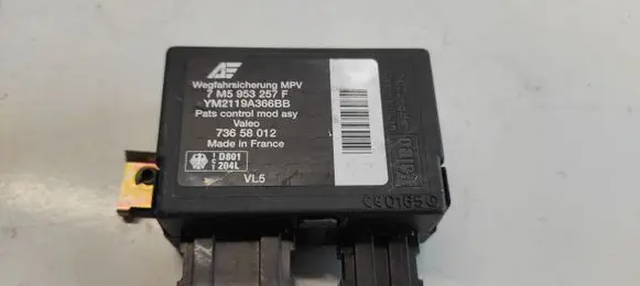 Ford Galaxy Immobilizer control unit/module 7M5953257F YM2119A366BB 73658012