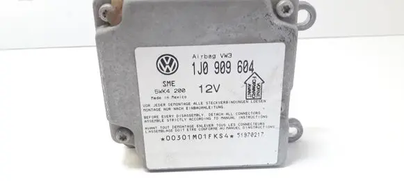 Volkswagen PASSAT B5 Airbag control unit/module 1J0909604 5WK4200