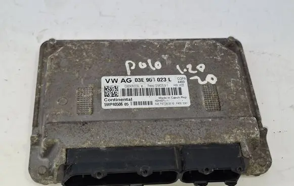 Volkswagen Polo V 6R Engine control unit/module 03E906023L 5WP4050605 03E903023L