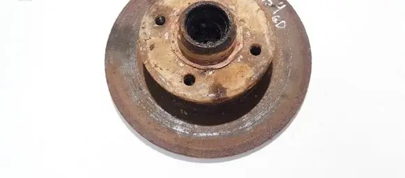 Volkswagen PASSAT B4 Rear brake disc neventiliuojamas