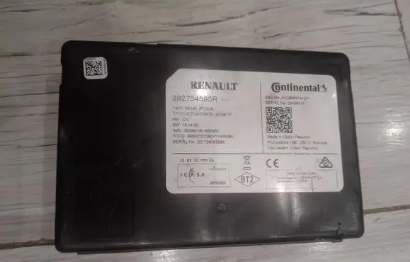 Renault Scenic IV - Grand scenic IV GPS navigation control unit/module 282754595R