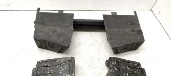 Front bumper foam support bar