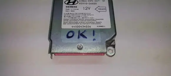 Hyundai Santa Fe Airbag control unit/module 9591026600 44S00434026