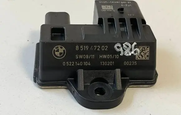 BMW 7 F01 F02 F03 F04 Glow plug pre-heat relay 8519472 130201 0522140104