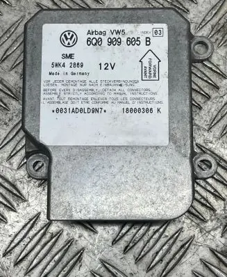 Volkswagen Golf IV Airbag control unit/module 6Q0909605B 18000306K 5WK42869