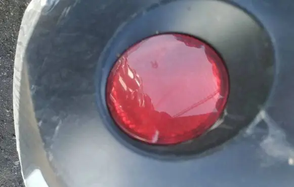 Chevrolet Captiva Rear tail light reflector