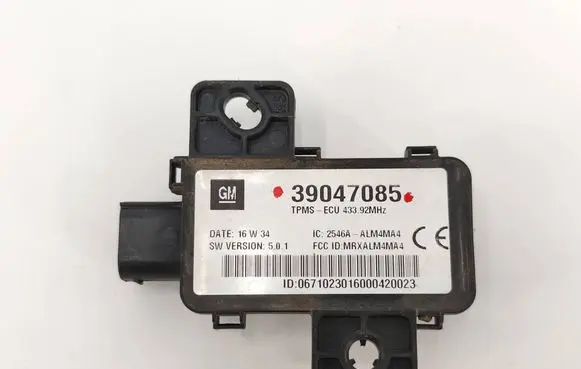 Opel Insignia A Tire pressure control unit 39047085 43392MHZ 2546AALM4MA4