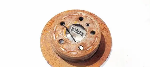 Mercedes-Benz A W169 Rear brake disc neventiliuojamas