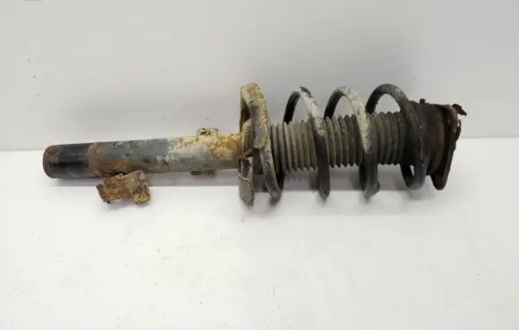 Front shock absorber with coil spring