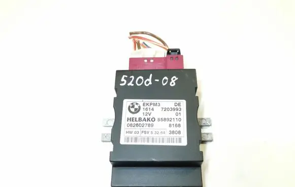 BMW 5 E60 E61 Fuel injection pump control unit/module 7203993 16147203993