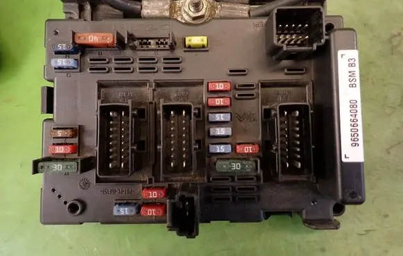 Peugeot 307 BSM Control unit 9650664080