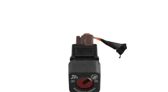 Passenger airbag on/off switch