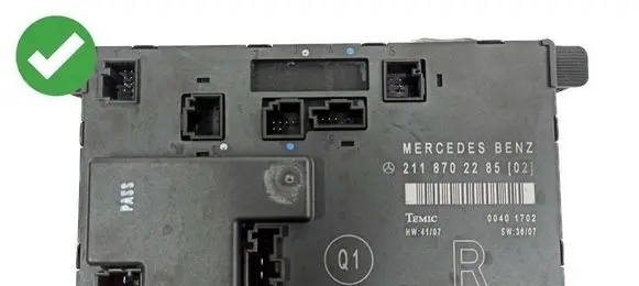 Mercedes-Benz E W211 Door control unit/module 2118702285 211870228502 00401702