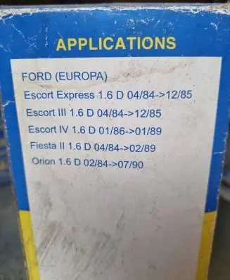 Ford Orion Fuel filter SM141 PH4883 W7241