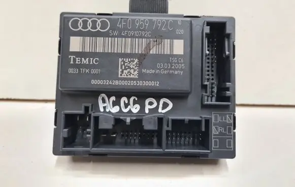 Audi A6 S6 C6 4F Door control unit/module 4F0959792C 4F0910792C