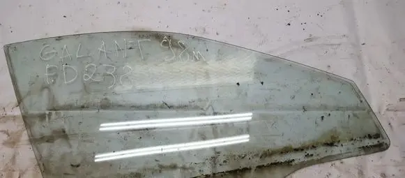 Mitsubishi Galant Front door window glass four-door