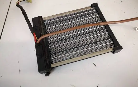Electric cabin heater radiator