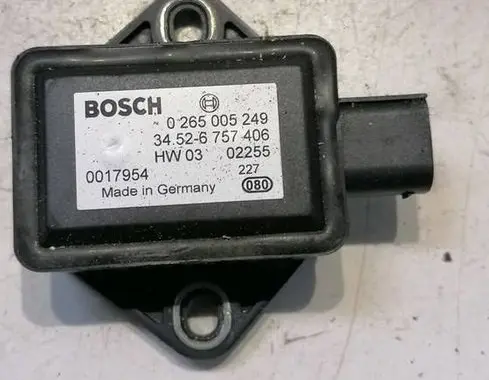 BMW 7 E65 E66 ESP acceleration yaw rate sensor 0265005249 34526757406 0017954