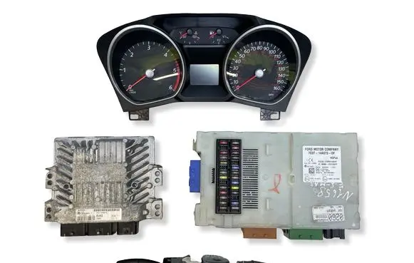 Ford S-MAX Engine ECU kit and lock set 7G9112A650TG 5WS40589H 8M2T10849DD