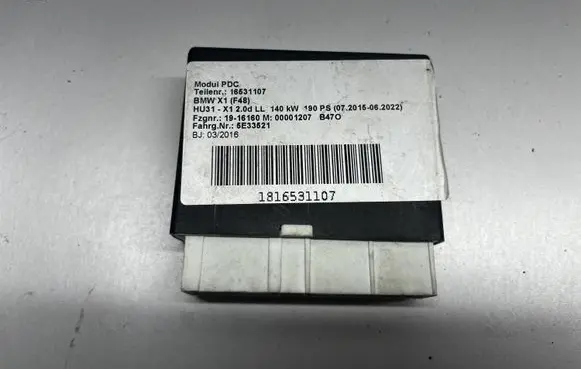 BMW X1 F48 F49 Parking PDC control unit/module 6881636 66336881636