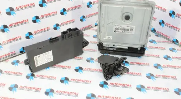 BMW 3 E90 E91 Engine ECU kit and lock set 8510221 0281016838
