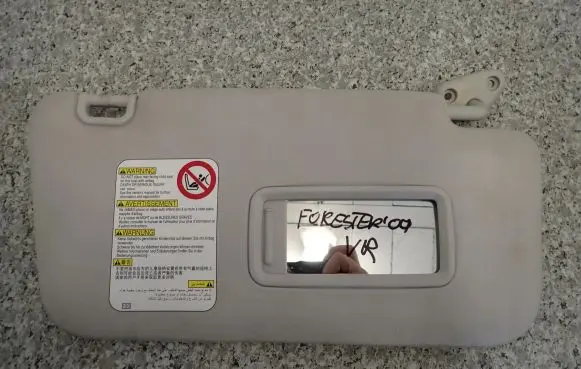 Subaru Forester SH Sun visor