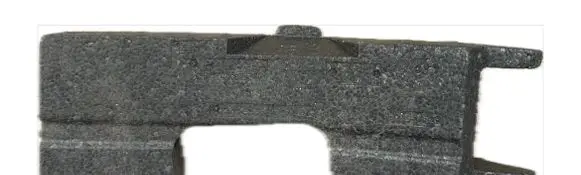 Mercedes-Benz S W221 Front bumper foam support bar A2218855437