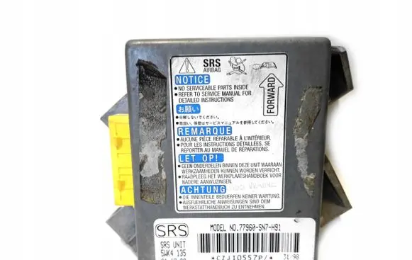 Honda Accord Airbag control unit/module 77960SN7H91