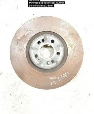 Mercedes-Benz GLS X167 Front brake disc 1674210901