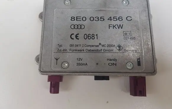 Audi A6 S6 C6 4F Antenna control unit 8E0035456