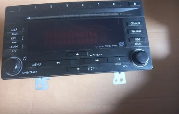 Subaru XV I Radio/CD/DVD/GPS head unit 86201FJ300 PF3382AA